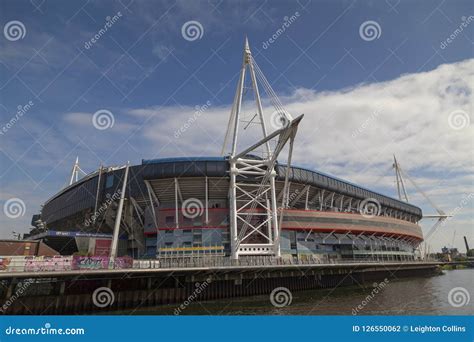 Rugby Union Stadium, Wales editorial photography. Image of principality ...