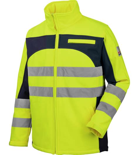 Blouson Softshell De Travail Haute Visibilit Jaune W Rth Modyf