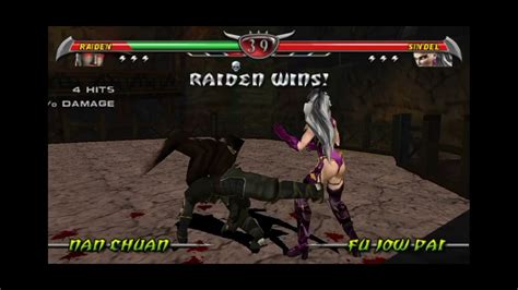 Mortal Kombat Unchained Raiden Vs Sindel YouTube