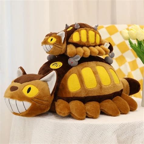 Totoro Cat Bus Plush Toy (30-50cm) Amazing Gift For Kids - Ghibli Merch ...