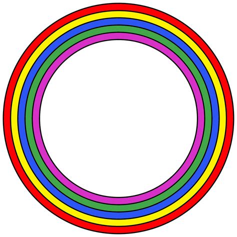 Colorful Circle Border