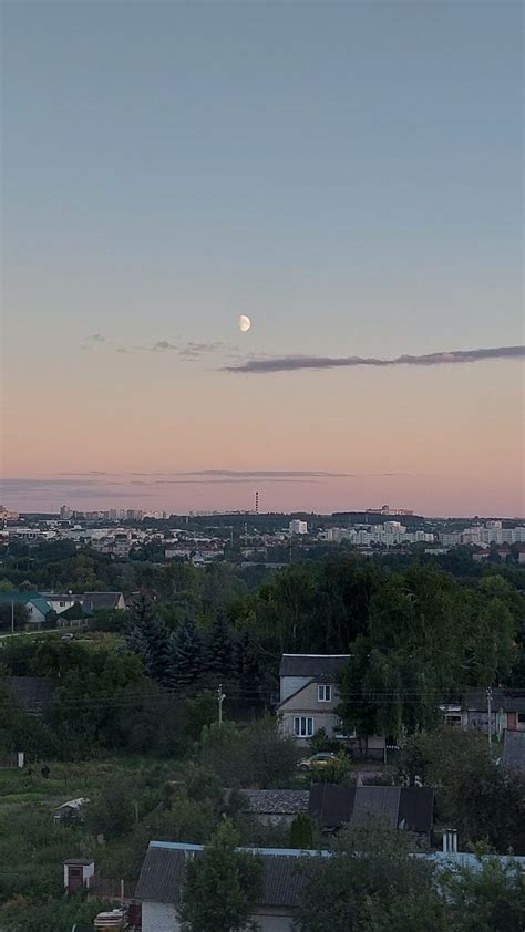 небо над городом Vibes Celestial Sunset Wallpaper Outdoor Quick