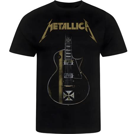 CZARNA KOSZULKA Z NADRUKIEM MĘSKA ŚMIESZNA T SHIRT METALLICA Metalica r