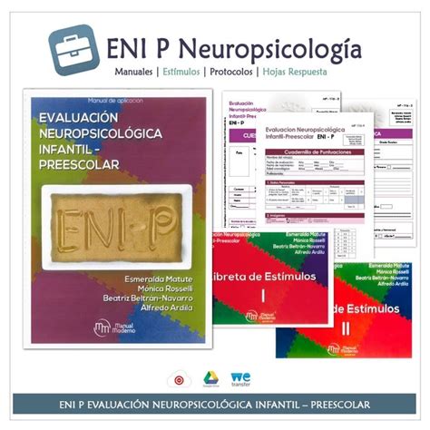 Eni P Evaluaci N Neuropsicol Gica Infantil Preescolar