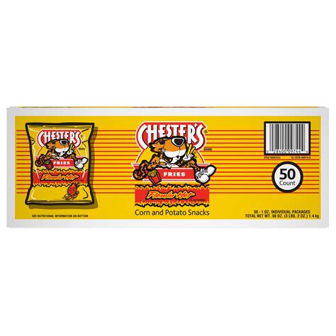 Chester S Fries Flamin Hot Flavored Corn And Potato Snacks SmartLabel