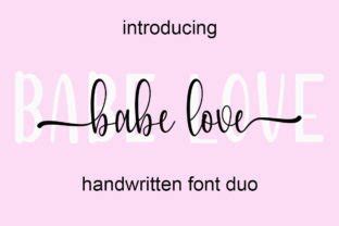 Babe Love Font By Cavalera Creative Creative Fabrica