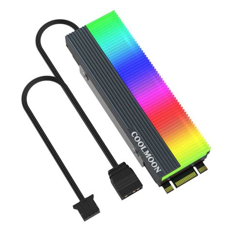 M2 Cooling Ssd Cooler Rgb Heatsink 2280 Radiator Addressable Led Ngff