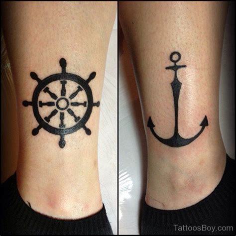 Sailor Black Anchor Tattoos On Legs Anchor Tattoos Anchor Tattoos