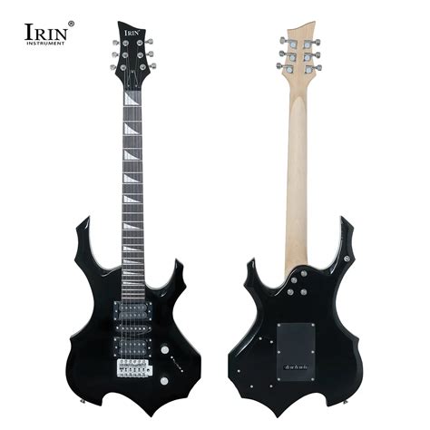 Irin Electric Guitar 6 String 24 Frets Flame Electric Guitar Rosewood Fingerboard Maple Neck A