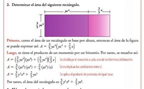 Arriba 32 imagen multiplicar monomios por polinomios modelo de área