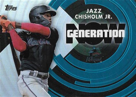 2022 Topps Generation Now GN 18 Jazz Chisholm Jr Trading Card