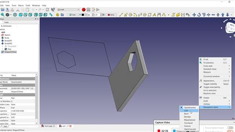 Freecad 15 Draft Workbench For 2d Profile Youtube