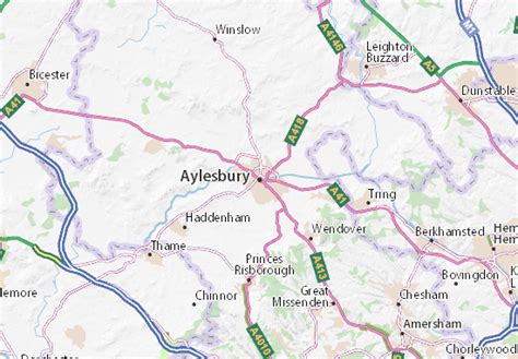 MICHELIN Aylesbury map - ViaMichelin