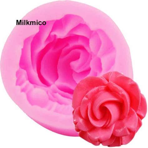 Rose Mold For Fondant Cake Mold Silicone Bakeware 3D Liquid Mold