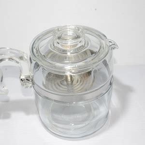 Pyrex Flameware Cup Glass Coffee Pot Coffee Percolator All Parts