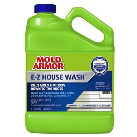 Mold Armor 1 Gal E Z House Wash Mold And Mildew Remover Fg503m The Home Depot