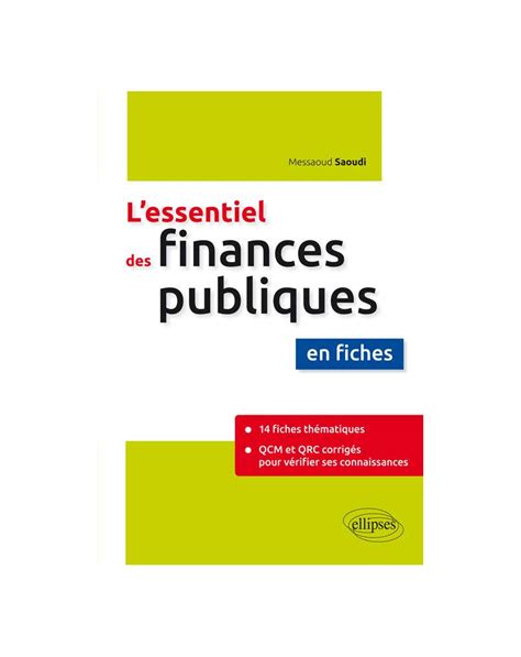 lessentiel des finances publiques en fiches