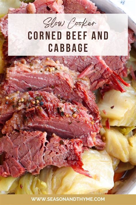 Ninja Foodi Corned Beef And Cabbage Instant Pot And Slow Cooker Season And Thyme Receta En 2024