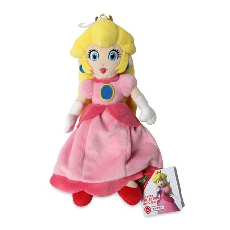 [HIDDEN] Princess Peach Official Super Mario All Star Collection Plush ...