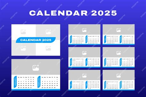 Premium Vector Desk Calendar 2025 Template Design Professional