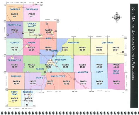 Themapstore Jackson County Wisconsin Land Atlas And Plat Book