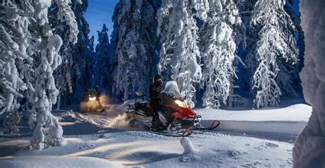 Rovaniemi Safari En Moto De Nieve Y Escapada Nocturna Con Fogata