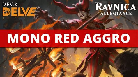 Mono Red Aggro Ravnica Allegiance Standard Deck Tech Youtube