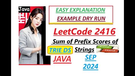 Sum Of Prefix Scores Of Strings Leetcode 2416 Trie Data Structure