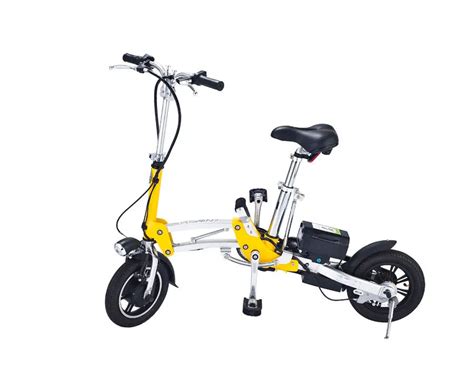 Mini Folding Electric Bike Foldable Bicycle Smart Lithium Battery 12 ...