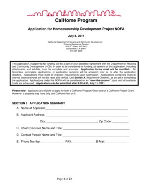 Fillable Online Hcd Ca 2011 PDL Application Final 3 Doc Regional