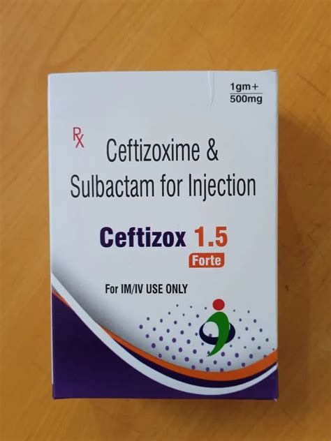 Ceftizoxime And Sulbactam Injection At Box Shahdara New Delhi