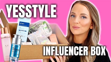 YESSTYLE INFLUENCER BOX WHAT S INSIDE UNBOXING K BEAUTY YouTube