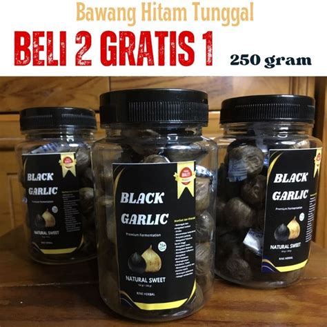 Jual Bawang Hitam Tunggal Black Garlic I Bawang Hitam Murah I Black