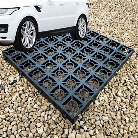 Black Heavy Duty Plastic Paving Base Driveway Grid Turf Grass Lawn