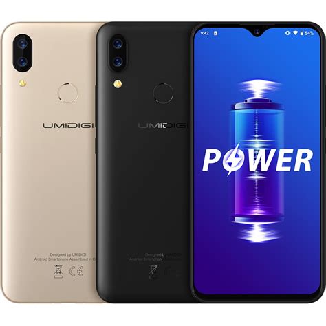 UMIDIGI Power Android 9 0 Helio P35 Octa Core 5150mAh 4GB RAM 64GB ROM