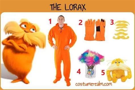 Diy The Lorax Costume Lorax Costume Dr Seuss Diy Costumes The Lorax