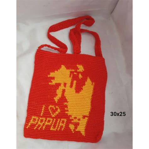 Jual Tas Rajut Noken Papua Motif Peta Tas Noken Tas Papua Asli Tas