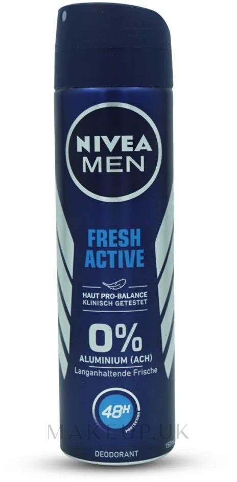 Nivea Men Fresh Active Men Deodorant Spray Makeupuk