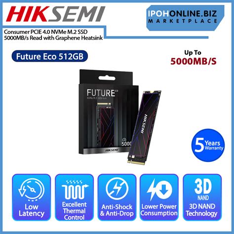 Hiksemi Future Eco Consumer Pcie Nvme M Ssd Gb Mb S Read