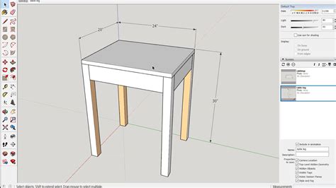 Using Sketchup As A Woodworking Design Software 10 Steps With Pictures Instructables