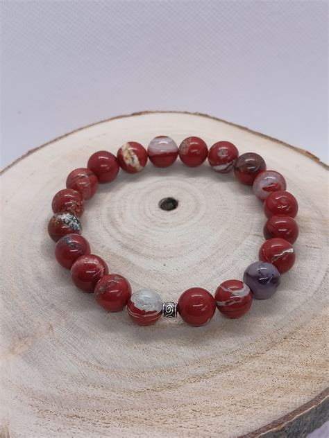 Bracelet Jaspe Rouge Auraline