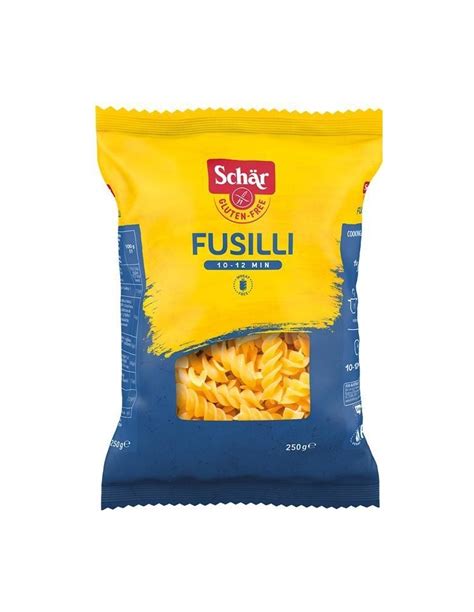 Bezglutenowy makaron świderki fusilli kukurydziano ryżowy 250g SCHAR