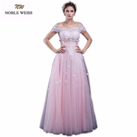 Noble Weiss Special Occasion Dresses A Line Boat Neck Appliques Floor