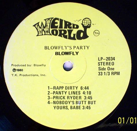 Blowfly - Blowfly's Party - Vinyl Pussycat Records