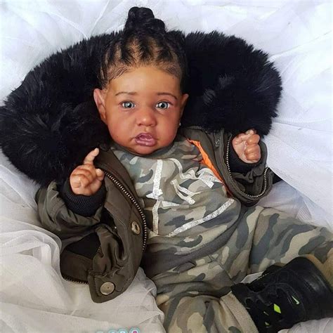 Cute Lifelike 20'' African American Black Reborn Baby Doll Girl Jodie ...