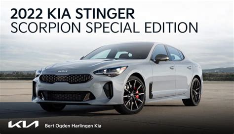 2022 Kia Stinger Scorpion Special Edition Harlingen Tx