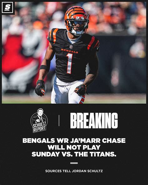 Chase Out Vs Titans R Bengals