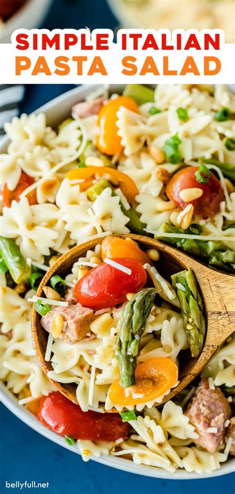 This Cold Italian Pasta Salad Recipe Is Quick Simple And Delicious Its Filled With A Great