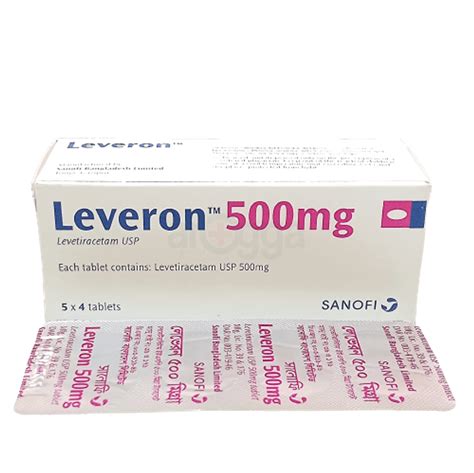 Leveron 500mg Tablet Arogga Online Pharmacy