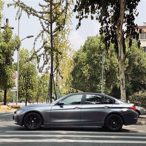 Matte Metallic Dark Gray Vinyl Wrap Vinylfrog